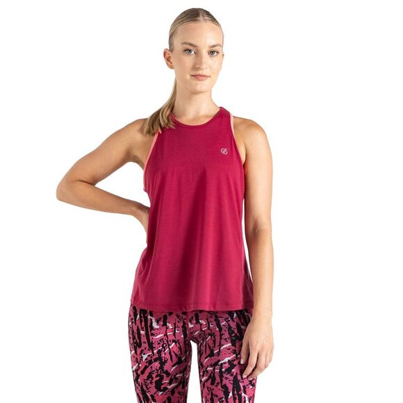 Dare 2B Womens/Ladies Gravitate Tank Top / Berry Pink/Neon Pink - Picture 1 of 5